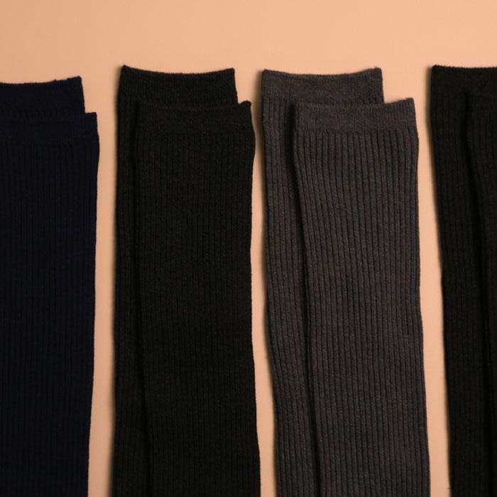 靴下 キッズ 72285 stample スタンプル 撚り杢 細リブ ニーハイソックス2足組 卒業式 入学式 フォーマル シンプル 靴下 くつ下 キッズ 女の子 冬 防寒 | stample | 07
