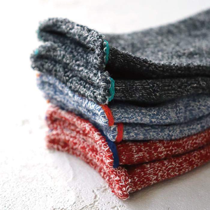 stample スタンプル 裏パイルクルーソックス 3足組 キッズ 靴下 パイル 冬 72295 | stample | 11