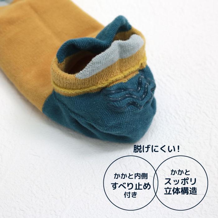 stample（スタンプル）ダブルタブ ライトローカットソックス  3足組 キッズ 靴下 72512N | stample | 21