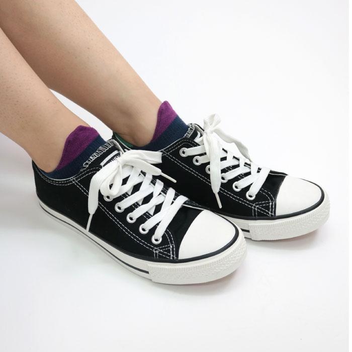 stample（スタンプル）ダブルタブ ライトローカットソックス  3足組 キッズ 靴下 72512N | stample | 09