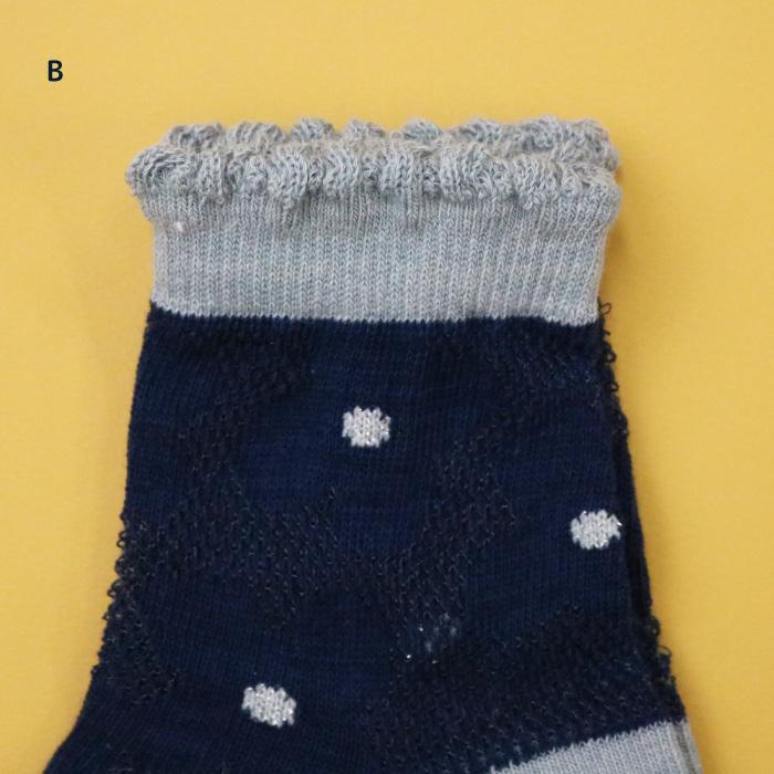 stample フラワーレース　ショートソックス 3足組  女の子 靴下 キッズ | stample | 12