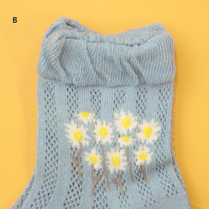 stample フラワーレース　ショートソックス 3足組  女の子 靴下 キッズ | stample | 13