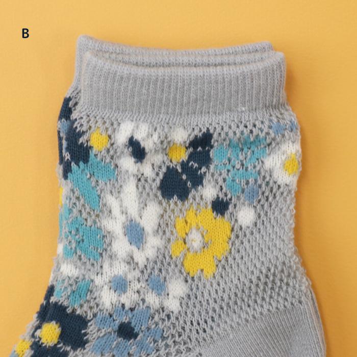 stample フラワーレース　ショートソックス 3足組  女の子 靴下 キッズ | stample | 14