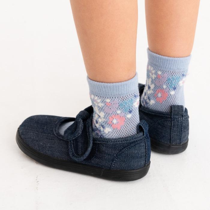 stample フラワーレース　ショートソックス 3足組  女の子 靴下 キッズ | stample | 16