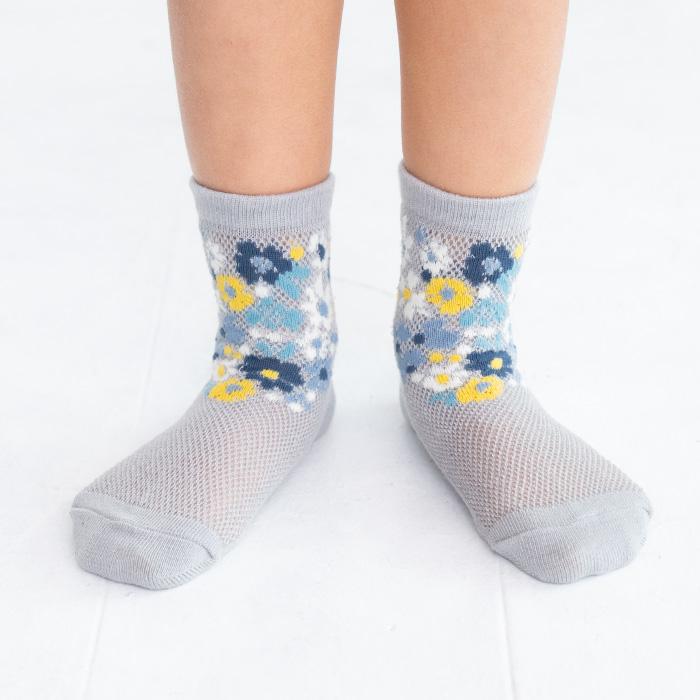 stample フラワーレース　ショートソックス 3足組  女の子 靴下 キッズ | stample | 04