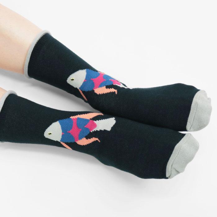 stample スタンプル おさかなクルーソックス 3足組 キッズ 靴下 | stample | 08