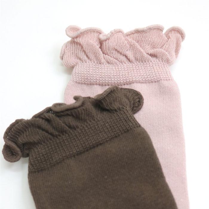 72647 stample スタンプル フリルハイソックス 2足組 靴下 女の子 冬 あったか 暖かい フリル すべり止め キッズ おしゃれ かわいい 子供用 こども 子ども | stample | 06