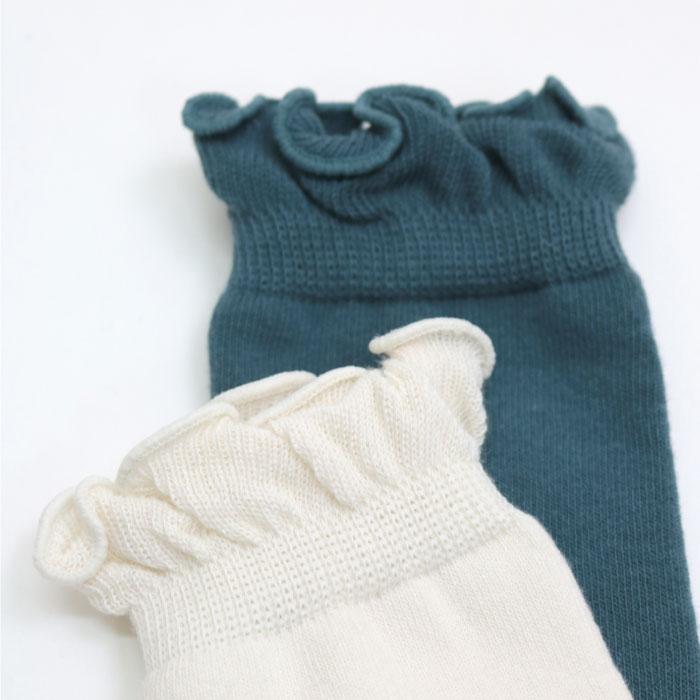72647 stample スタンプル フリルハイソックス 2足組 靴下 女の子 冬 あったか 暖かい フリル すべり止め キッズ おしゃれ かわいい 子供用 こども 子ども | stample | 07