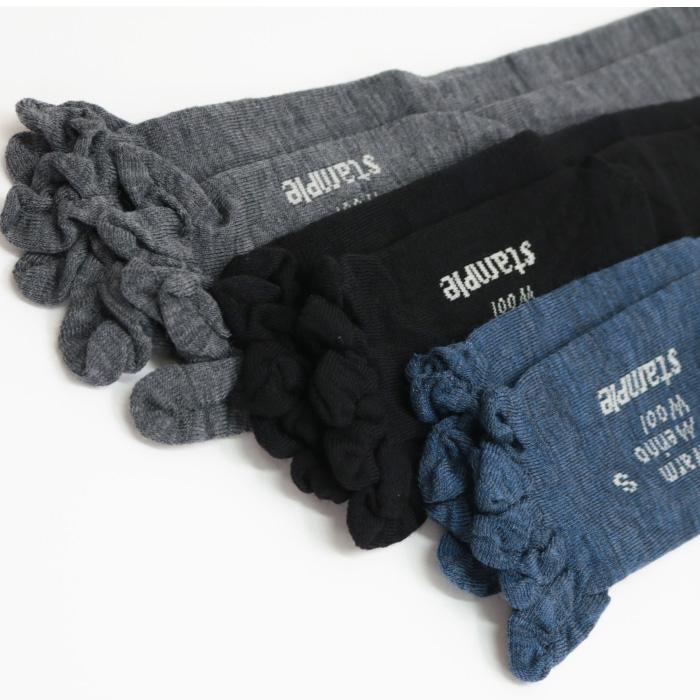 stample スタンプル メリノウール ５本指 ハイソックス キッズ 靴下 しもやけ対策 72661 | stample | 17