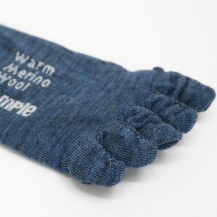 stample スタンプル メリノウール ５本指 ハイソックス キッズ 靴下 しもやけ対策 72661 | stample | 18