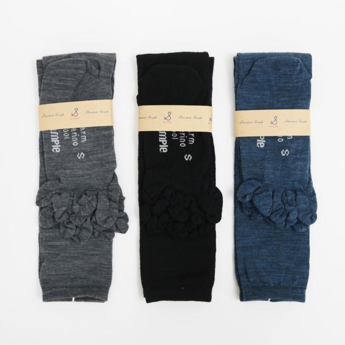 stample スタンプル メリノウール ５本指 ハイソックス キッズ 靴下 しもやけ対策 72661 | stample | 19