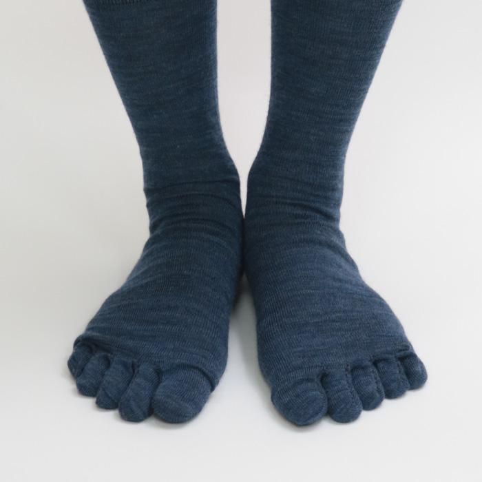 stample スタンプル メリノウール ５本指 ハイソックス キッズ 靴下 しもやけ対策 72661 | stample | 12
