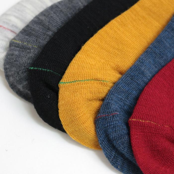 stample スタンプル 72662 メリノウール 先丸クルーソックス キッズ 靴下 暖かい 子供 こども クルー ウール 秋 冬 レディース | stample | 17