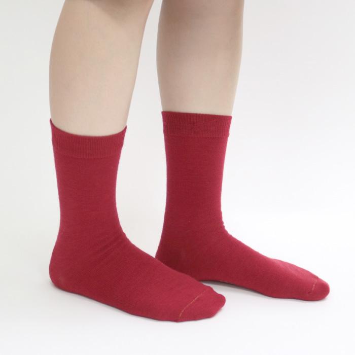 stample スタンプル 72662 メリノウール 先丸クルーソックス キッズ 靴下 暖かい 子供 こども クルー ウール 秋 冬 レディース | stample | 12