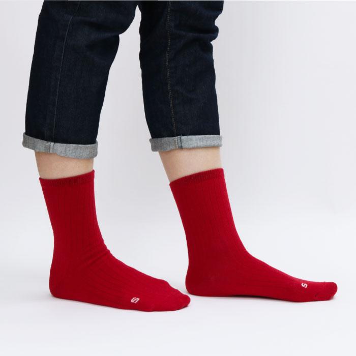 72666 stample スタンプル アクセントカラー クルーソックス 靴下 キッズ ジュニア レディース 滑り止め | stample | 14