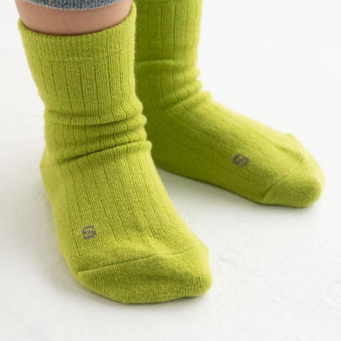 72666 stample スタンプル アクセントカラー クルーソックス 靴下 キッズ ジュニア レディース 滑り止め | stample | 16