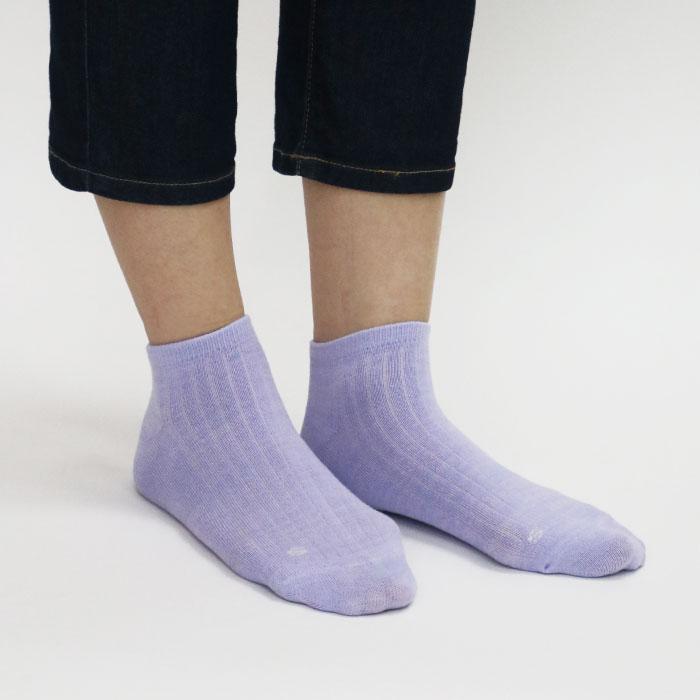 72711 stample スタンプル スタンダード 杢調 アンクルソックス 靴下 キッズ ジュニア レディース 滑り止め パステル | stample | 16