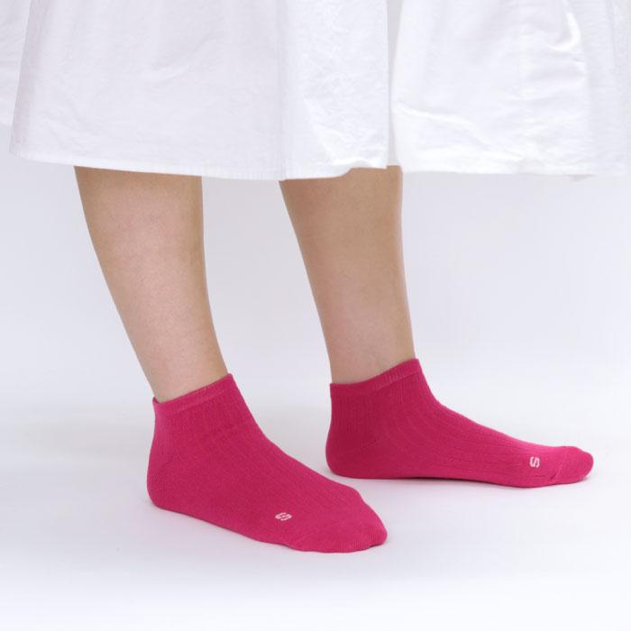 72712 stample スタンプル アクセントカラー アンクルソックス 靴下 キッズ ジュニア レディース 滑り止め | stample | 15