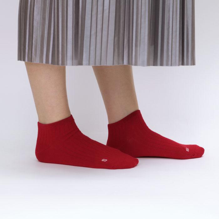 72712 stample スタンプル アクセントカラー アンクルソックス 靴下 キッズ ジュニア レディース 滑り止め | stample | 18