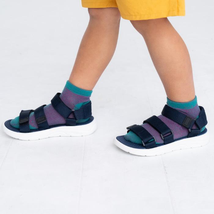 stample ツートーンメッシュ アンクルソックス 3足組 72783 キッズ 靴下 メッシュ 涼しい 春 夏 | stample | 13