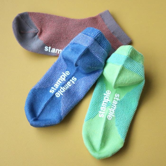 stample ツートーンメッシュ アンクルソックス 3足組 72783 キッズ 靴下 メッシュ 涼しい 春 夏 | stample | 21