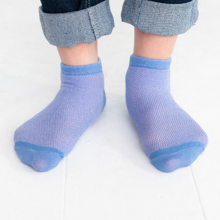 stample ツートーンメッシュ アンクルソックス 3足組 72783 キッズ 靴下 メッシュ 涼しい 春 夏 | stample | 10