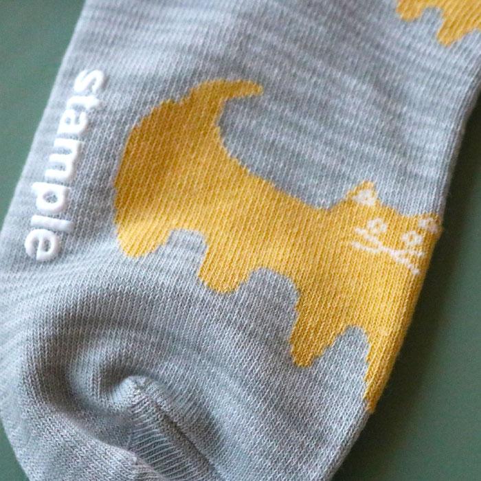 stample スタンプル ネコ・ねこ・猫 クルーソックス 3足組 キッズ 靴下 | stample | 13