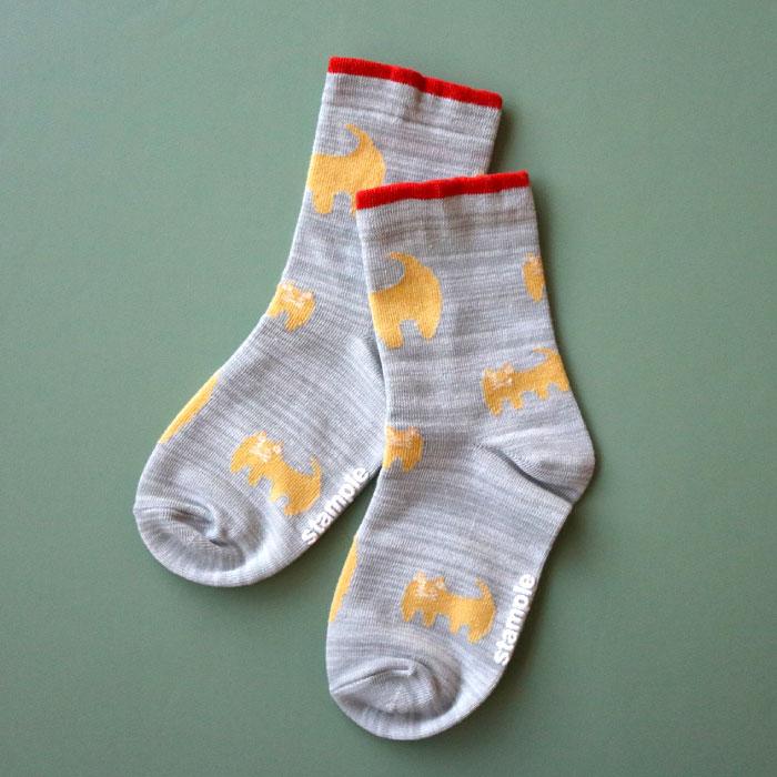 stample スタンプル ネコ・ねこ・猫 クルーソックス 3足組 キッズ 靴下 | stample | 09