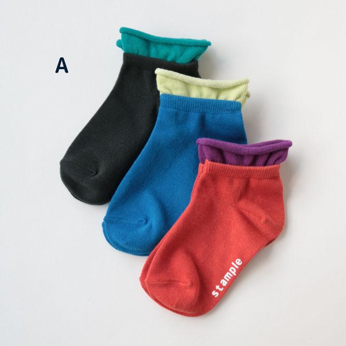 stample  レイヤードショートソックス 3足組   滑り止め 靴下 72827 | stample | 16