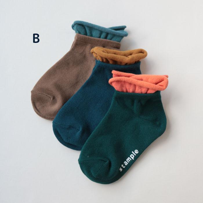 stample  レイヤードショートソックス 3足組   滑り止め 靴下 72827 | stample | 17