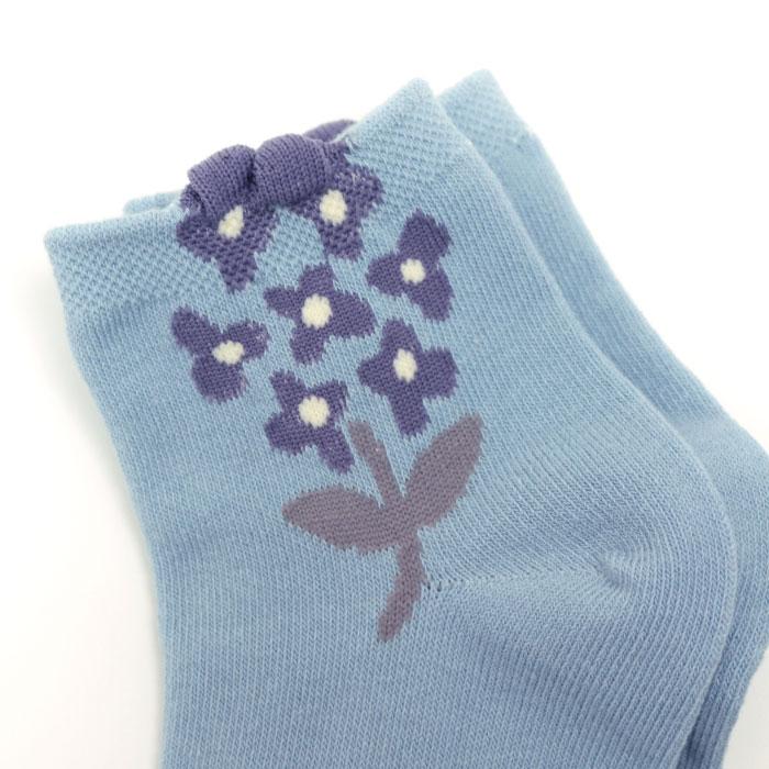 stample ポップアップフラワーショートソックス 3足組  女の子 靴下 キッズ | stample | 10