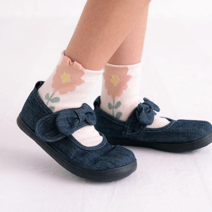 stample ポップアップフラワーショートソックス 3足組  女の子 靴下 キッズ | stample | 05