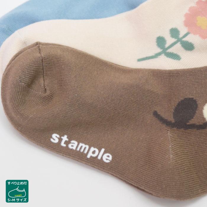 stample ポップアップフラワーショートソックス 3足組  女の子 靴下 キッズ | stample | 08
