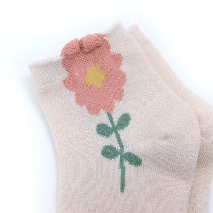 stample ポップアップフラワーショートソックス 3足組  女の子 靴下 キッズ | stample | 09