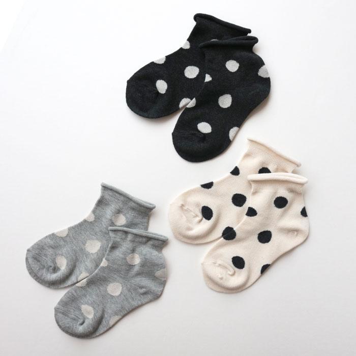 stample  メランジドットショートソックス 3足組   滑り止め 靴下 72964 | stample | 06
