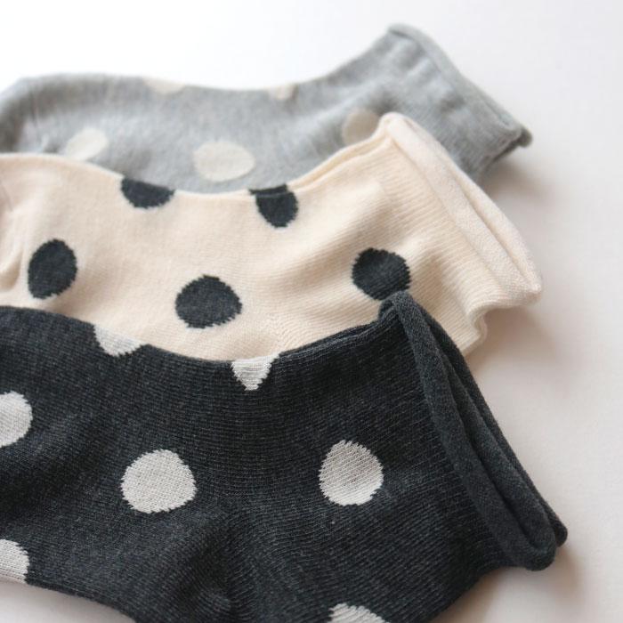 stample  メランジドットショートソックス 3足組   滑り止め 靴下 72964 | stample | 07