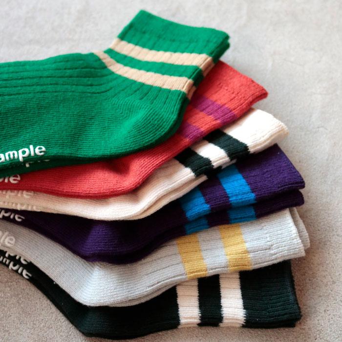 stample  ラインショートソックス 3足組   滑り止め 靴下 72978 | stample | 13