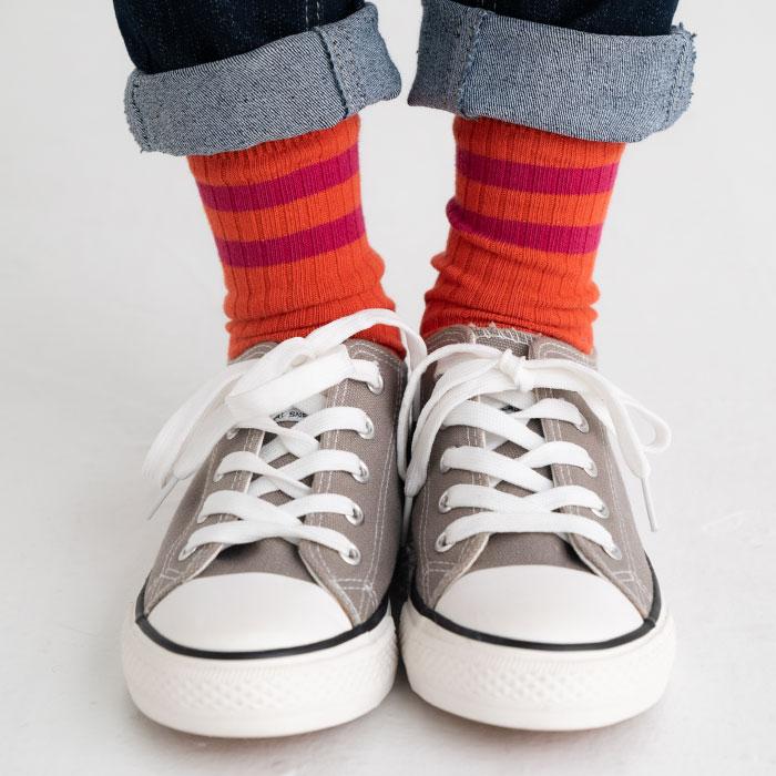 stample  ラインショートソックス 3足組   滑り止め 靴下 72978 | stample | 08