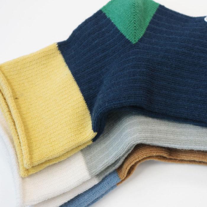 stample  コントラストショートソックス 3足組   滑り止め 靴下 72979 | stample | 14