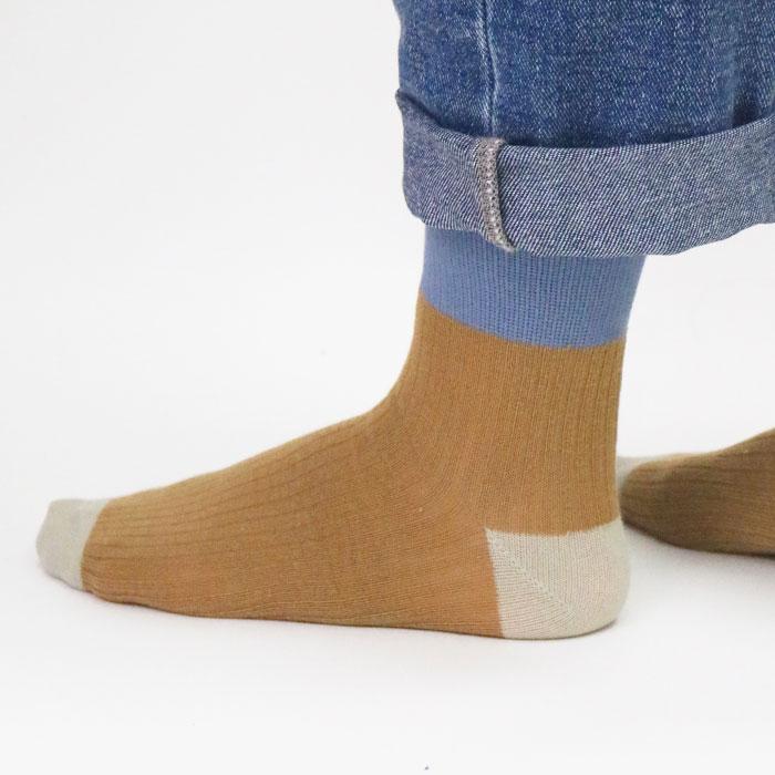 stample  コントラストショートソックス 3足組   滑り止め 靴下 72979 | stample | 09