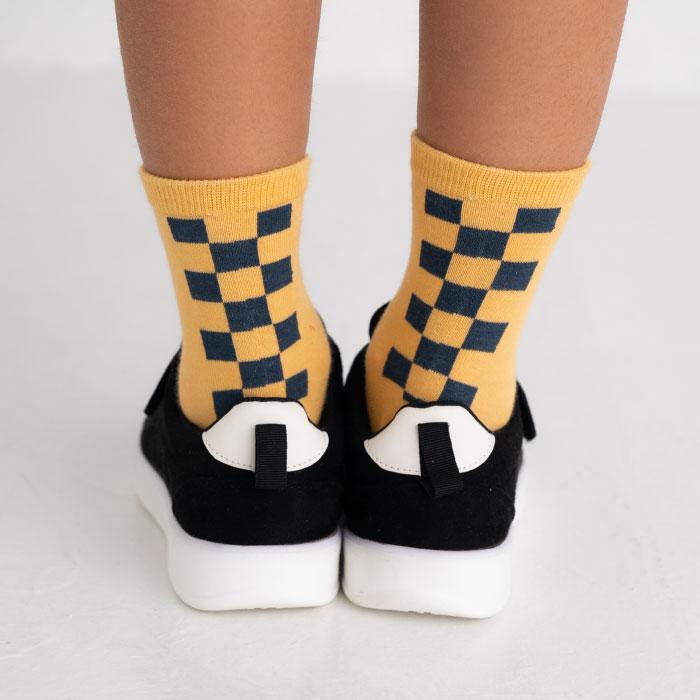 stample チェッカー ショートソックス 3足組   滑り止め 靴下 72982 | stample | 06