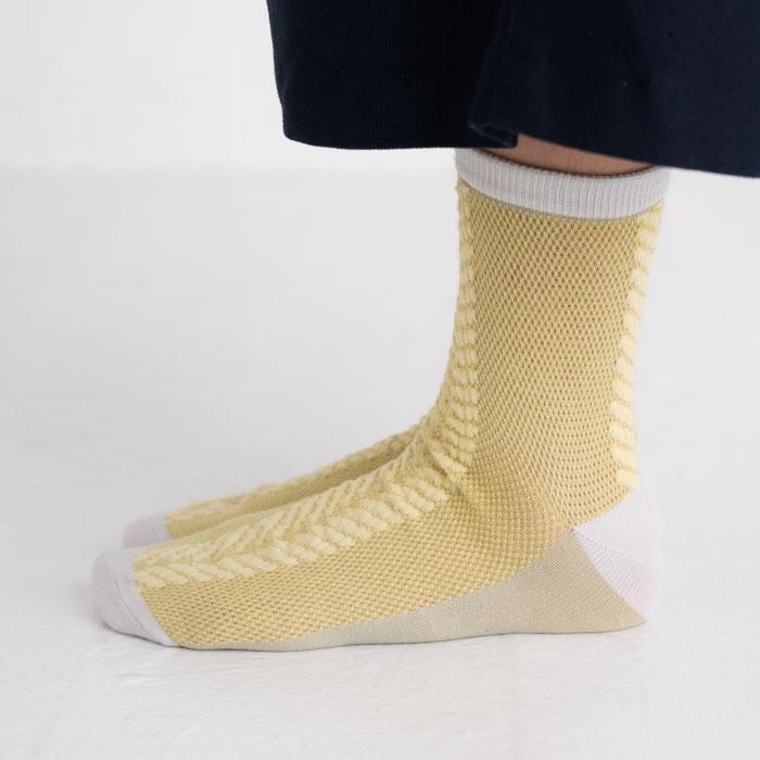 stample  ビッグへリンボンショートソックス 3足組   滑り止め 靴下 72983 | stample | 10