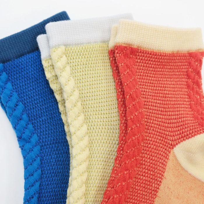 stample  ビッグへリンボンショートソックス 3足組   滑り止め 靴下 72983 | stample | 11