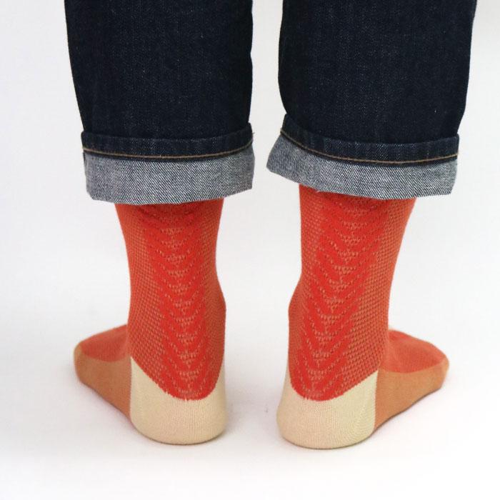 stample  ビッグへリンボンショートソックス 3足組   滑り止め 靴下 72983 | stample | 09