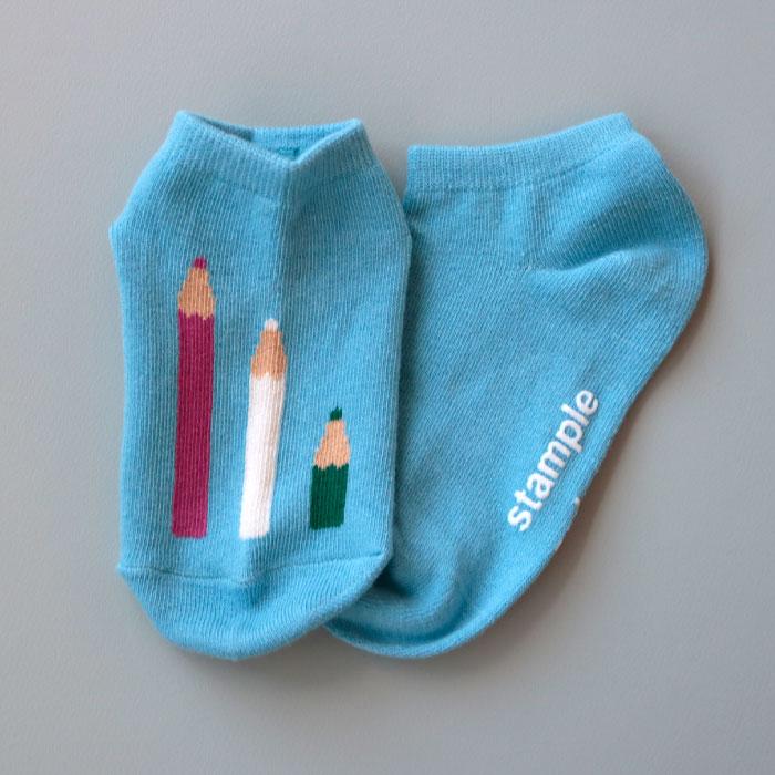 stample スタンプル ステーショナリーアンクルソックス 3足組 72988 キッズ 靴下 | stample | 10