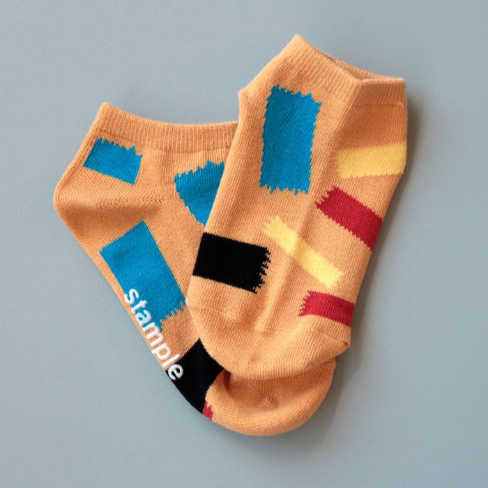 stample スタンプル ステーショナリーアンクルソックス 3足組 72988 キッズ 靴下 | stample | 11