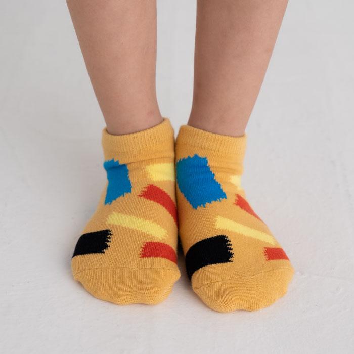 stample スタンプル ステーショナリーアンクルソックス 3足組 72988 キッズ 靴下 | stample | 03