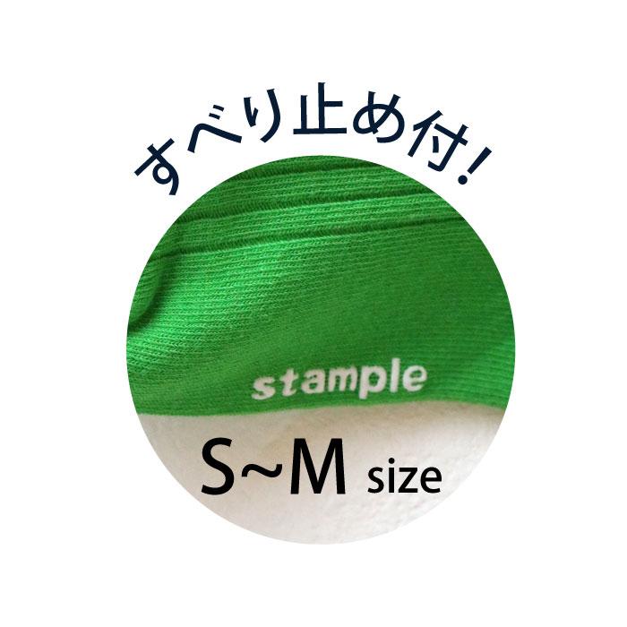stample スタンプル 72994 ネオン リブ クルーソックス 6P  靴下 無地 派手 推し色 キッズ ジュニア レディース 滑り止め | stample | 18