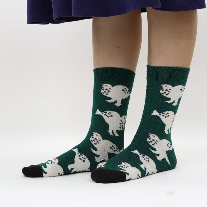 stample スタンプル 73013 とことこアニマルクルーソックス 3足組 キッズ 靴下 | stample | 12