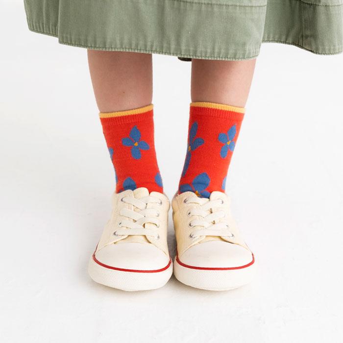 stample レトロフラワーショートソックス 3足組  女の子 靴下 キッズ | stample | 04